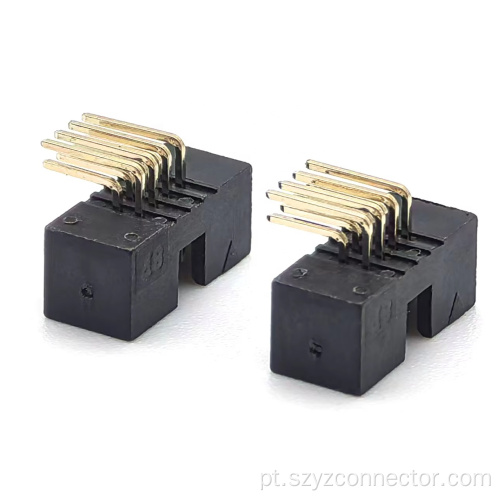Conector de cabeçote de caixa de passo de 1,27 mm 8P